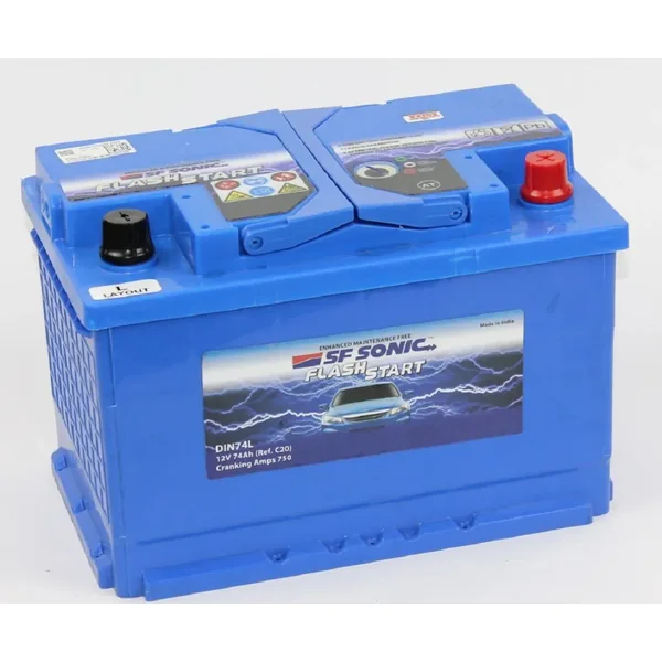 Аккумулятор SF SONIC 74 Ач 750 А (EN), прямая полярность, LN3