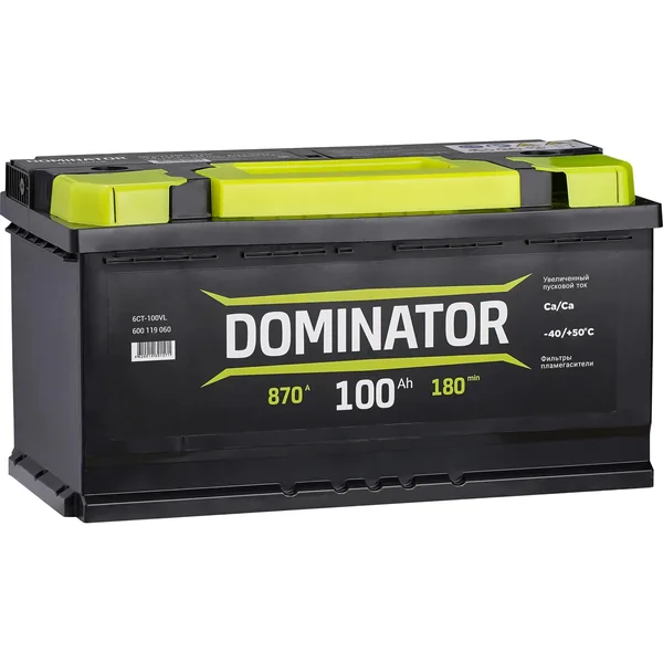 Аккумулятор DOMINATOR 100 Ач 870 А (EN), обратная полярность, LN5