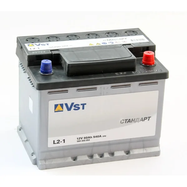 Аккумулятор VST Стандарт 60 Ач 540 А (EN), обратная полярность, LN2