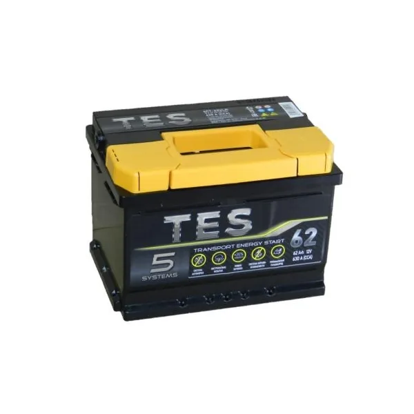 Аккумулятор TES 62 Ач 630 А (EN), обратная полярность, LBN2