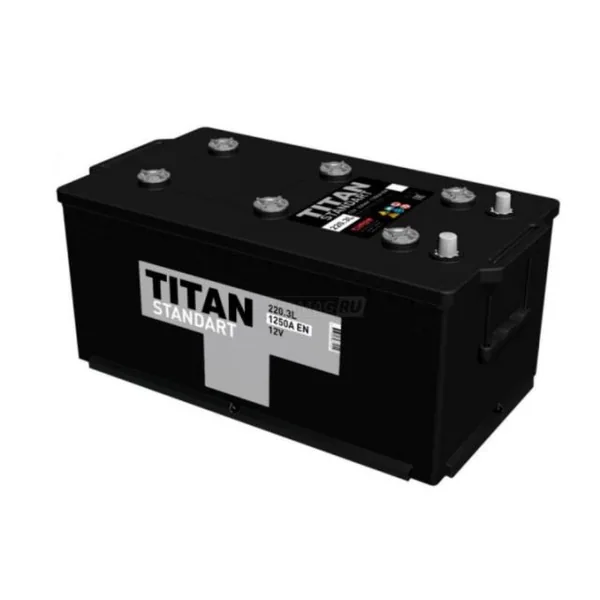 Аккумулятор TITAN Standart 220 Ач 1250 А (EN), обратная полярность, HC