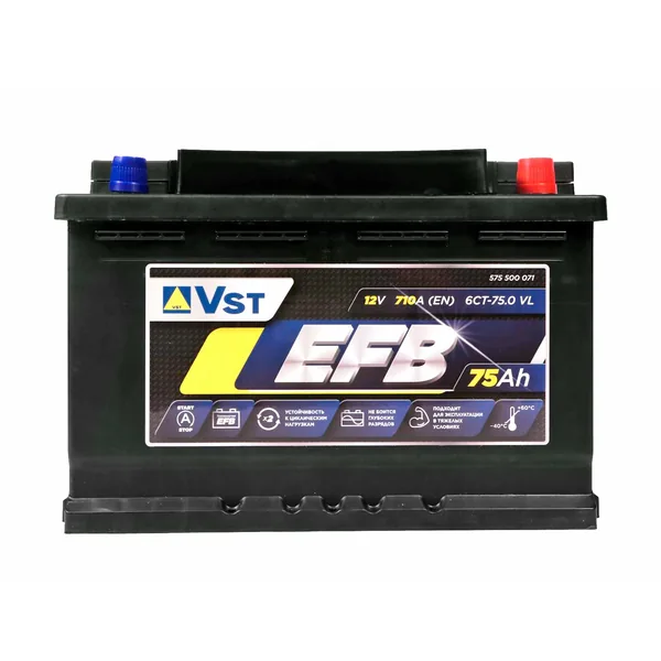 Аккумулятор VST 75 Ач 710 А (EN), обратная полярность, LN3