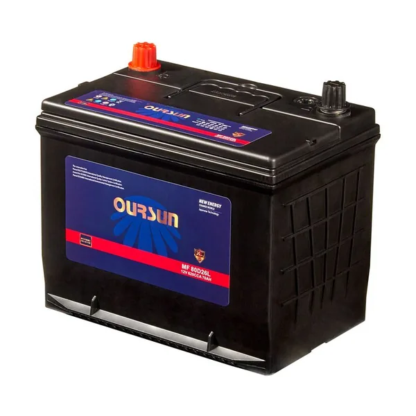 Аккумулятор OURSUN 70 Ач 620 А (EN), прямая полярность, D26