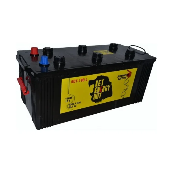 Аккумулятор LET ENERGY OUT 190 Ач 1200 А (EN), обратная полярность, HB