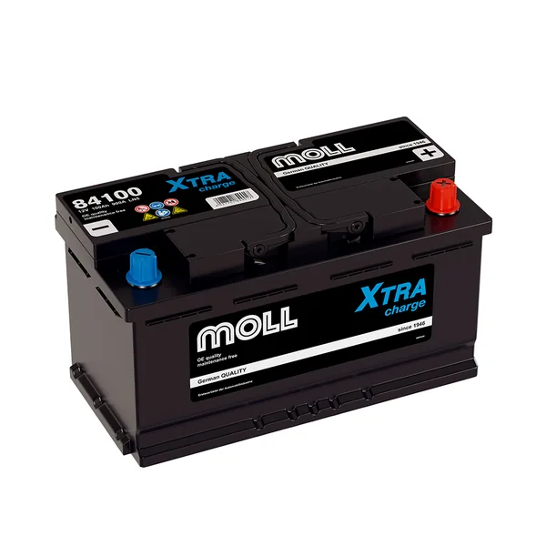 Аккумулятор MOLL XTRA CHARGE 100 Ач 900 А (EN), прямая полярность, LN5