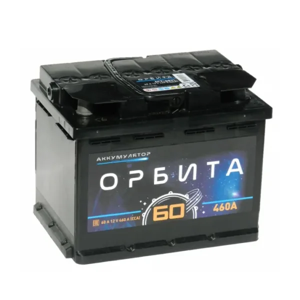 Аккумулятор Орбита 60 Ач 460 А (EN), обратная полярность, LN2