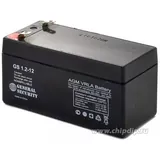 Аккумулятор GENERAL SECURITY 12 Ач, 151x98x94