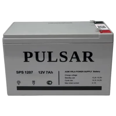 Аккумулятор PULSAR 7 Ач, 151x65x94