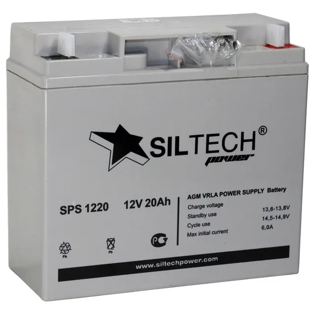 Аккумулятор SILTECH 20 Ач, 182x77x166