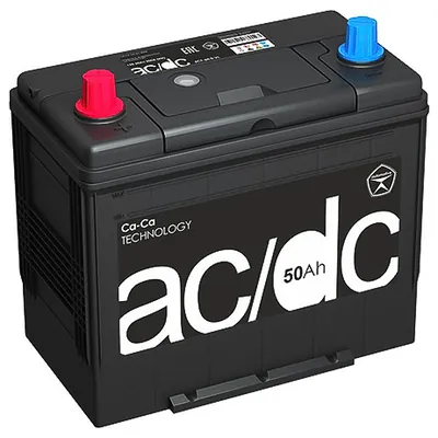 Аккумулятор AC/DC 50 Ач 500 А (EN), прямая полярность, B24