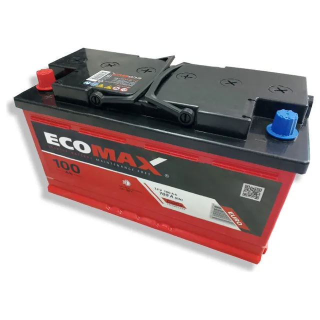 Аккумулятор EcoMax 100 Ач 700 А (EN), прямая полярность, LN5