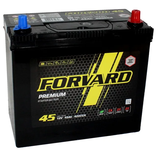 Аккумулятор FORVARD 45 Ач 400 А (EN), обратная полярность, B24