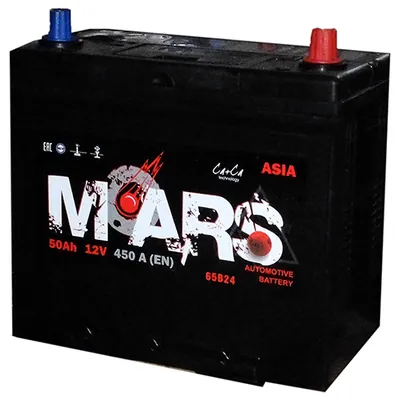 Аккумулятор MARS 50 Ач 450 А (EN), обратная полярность, B19