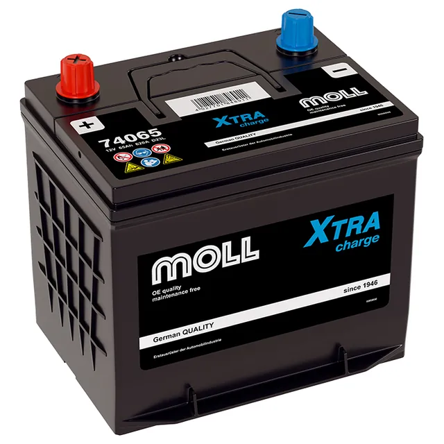 Аккумулятор MOLL XTRA CHARGE 65 Ач 620 А (EN), обратная полярность, D23