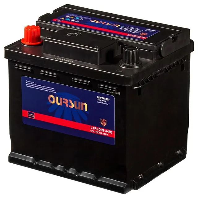 Аккумулятор OURSUN 44 Ач 370 А (EN), прямая полярность, LN1