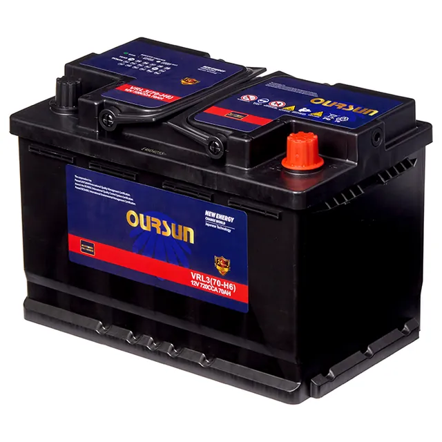 Аккумулятор OURSUN 70 Ач 720 А (EN), обратная полярность, LN3