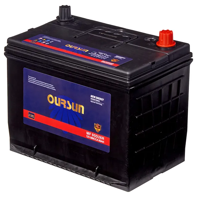 Аккумулятор OURSUN 80 Ач 680 А (JIS), прямая полярность, D26