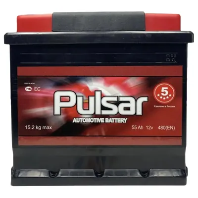 Аккумулятор PULSAR 55 Ач 480 А (EN), обратная полярность, LN1