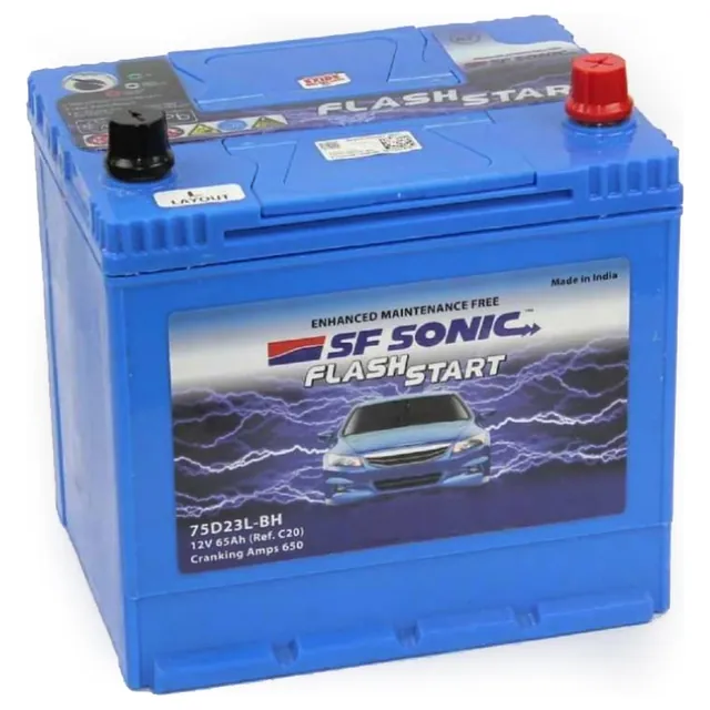 Аккумулятор SF SONIC 65 Ач 650 А (EN), обратная полярность, D23