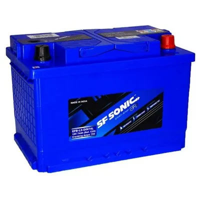 Аккумулятор SF SONIC 74 Ач 750 А (EN), обратная полярность, LN3