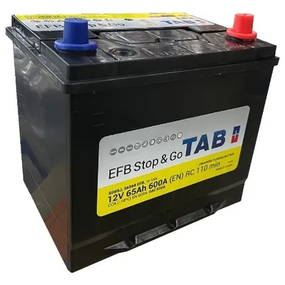 Аккумулятор TAB EFB Stop&Go 65 Ач 600 А (EN), обратная полярность, D23