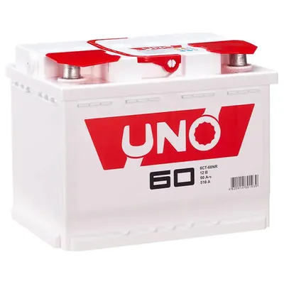 Аккумулятор UNO 60 Ач 510 А (EN), прямая полярность, LN2