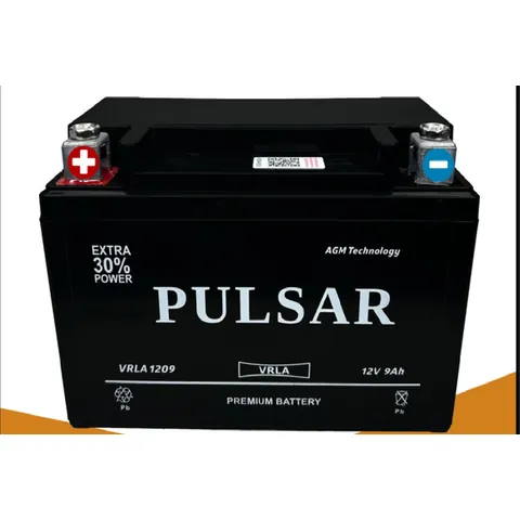Аккумулятор PULSAR YTX9-BS 9 Ач 135 А (EN), прямая полярность