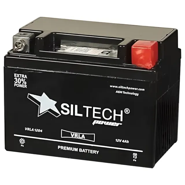 Аккумулятор SILTECH YTX4L-BS 4 Ач 50 А (EN), обратная полярность