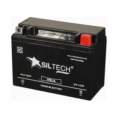 Аккумулятор SILTECH 6.5 Ач 100 А, обратная полярность, YTX6.5L