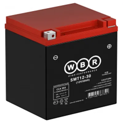 Аккумулятор WBR SMT12-30 30 Ач 385 А, обратная полярность, YIX30L